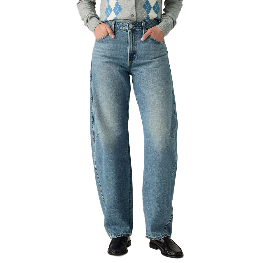 Levi's Womens Baggy Dad Barrel Jeans